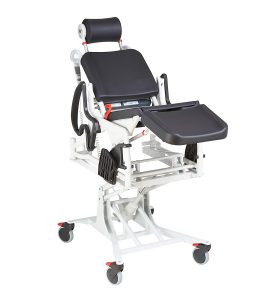 Lift and Tilt Power Commode Shower Chair