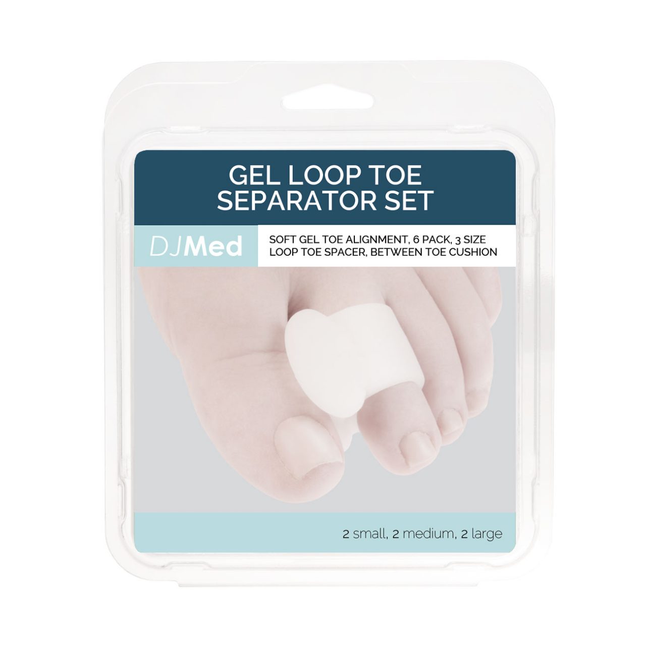 DJMed Toe Separators With Loop